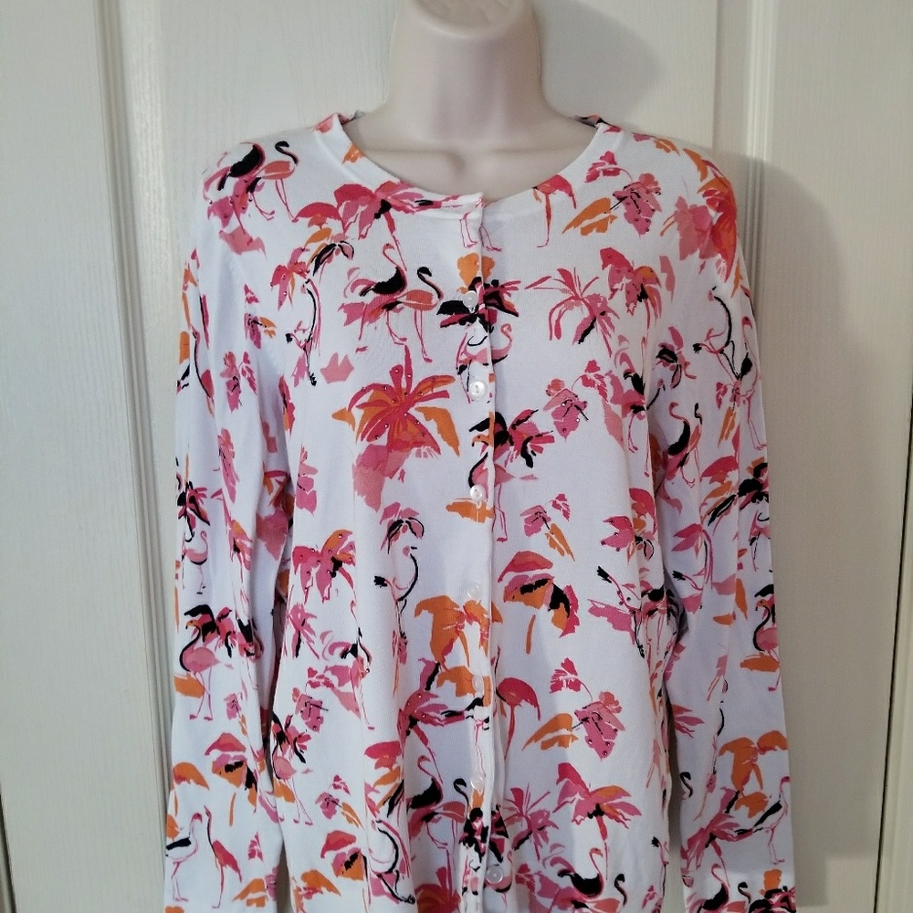 Flamingo Pattern Sweater